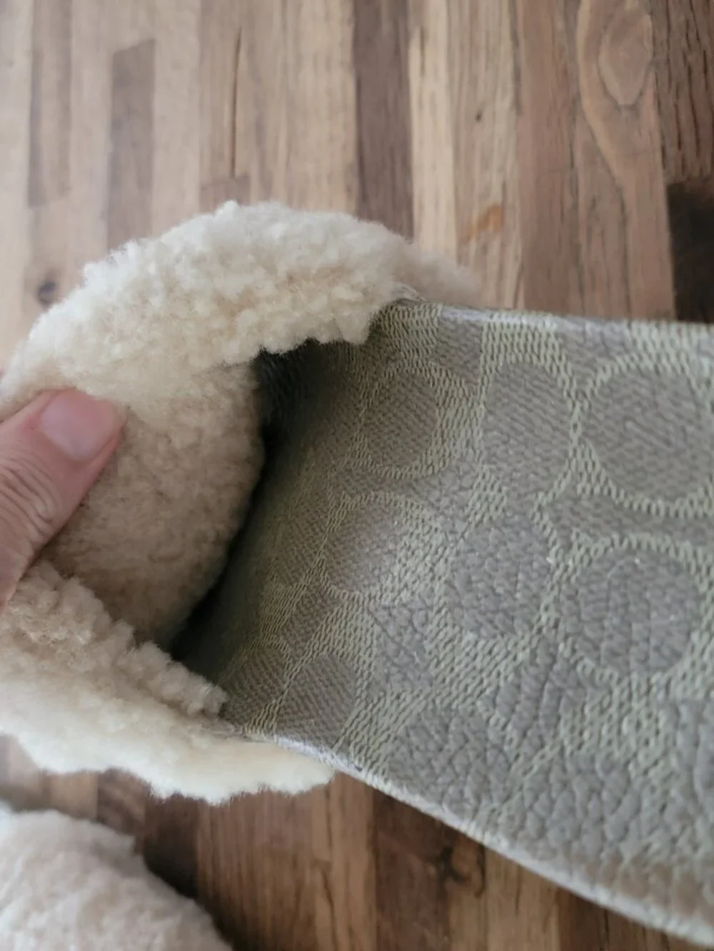 Coach Ulla Slide/Slip On Shoes w Shearling